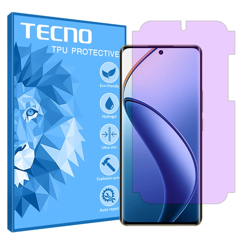 محافظ صفحه نمایش آنتی پرپل تکنو مدل Eye Care مناسب برای گوشی موبایل ریلمی 12 Pro Plus