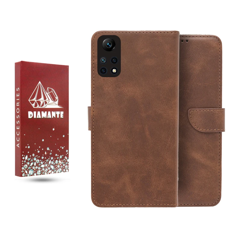 کیف کلاسوری دیامانته مدل چرم مناسب برای گوشی موبایل شیائومی Redmi Note 11 Pro 4G / 5G