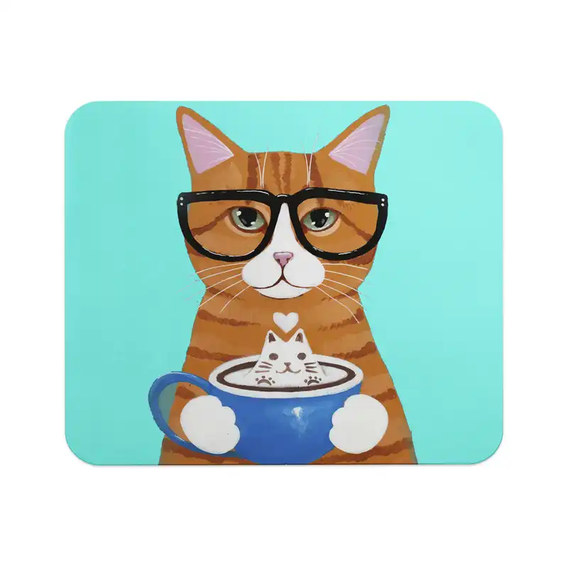 ماوس پد مدل گربه طرح 1211