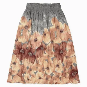 دامن پلیسه‌دار زنانه مدل هاوایی