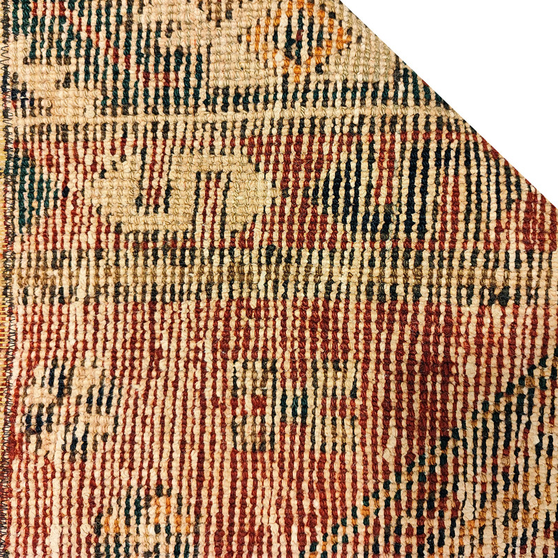 کلاژ فرش دستبافت یک و نیم متری مدل چهل تکه کد NKP.CO.V.1.8