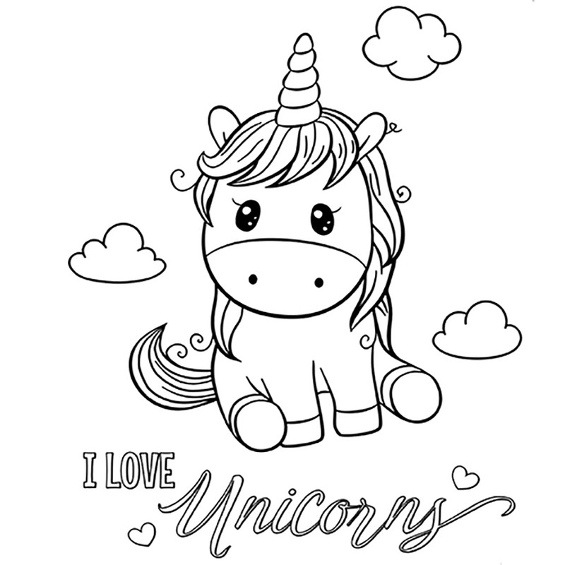 دفتر رنگ آمیزی مدل best unicorn کد 001