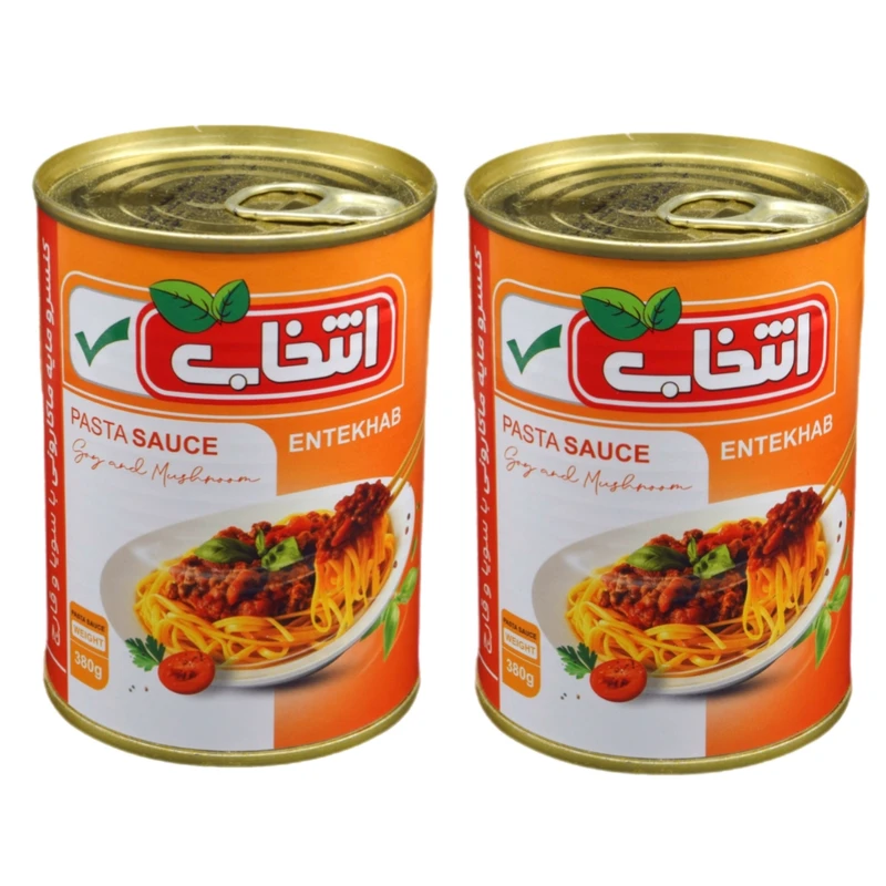 کنسرو مایه ماکارونی انتخاب - 380 گرم بسته 2 عددی
