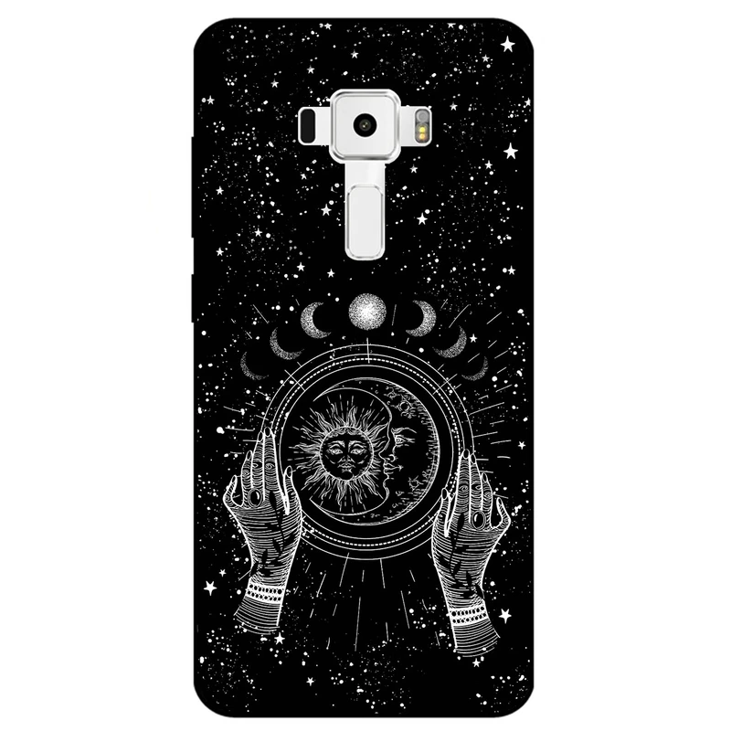 کاور مگافون طرح ماه و خورشید مدل 1892 مناسب برای گوشی موبایل ایسوس Zenfone 3 / ZE552KL