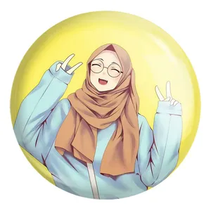پیکسل خندالو طرح دخترانه باحجاب کد 26001 مدل بزرگ