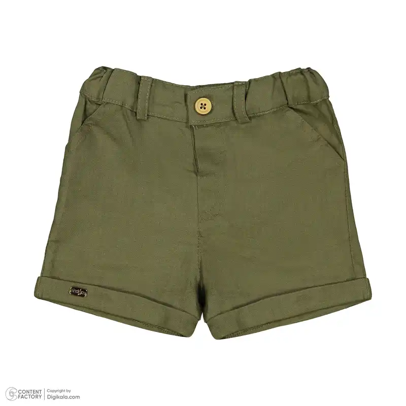 ست پیراهن و شلوارک نوزادی ایندیگو مدل 13243