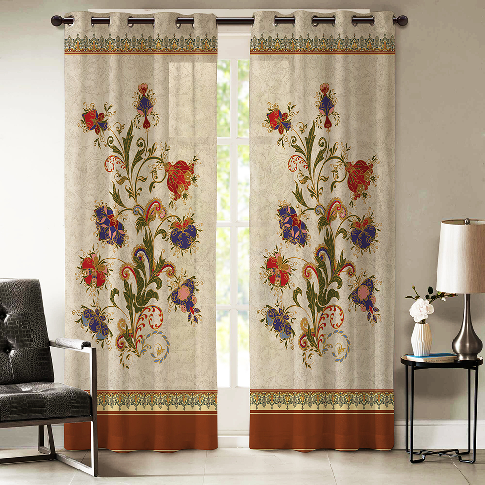 پرده شمسه نگار مدل ctr520 سایز 300x140 سانتی متر
