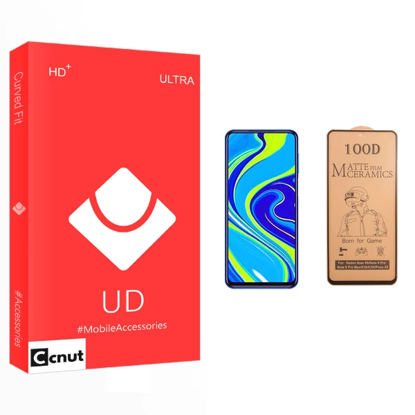محافظ صفحه نمایش سرامیکی کوکونات مدل UD Glass مناسب برای گوشی موبایل شیائومی Redmi Note 9s