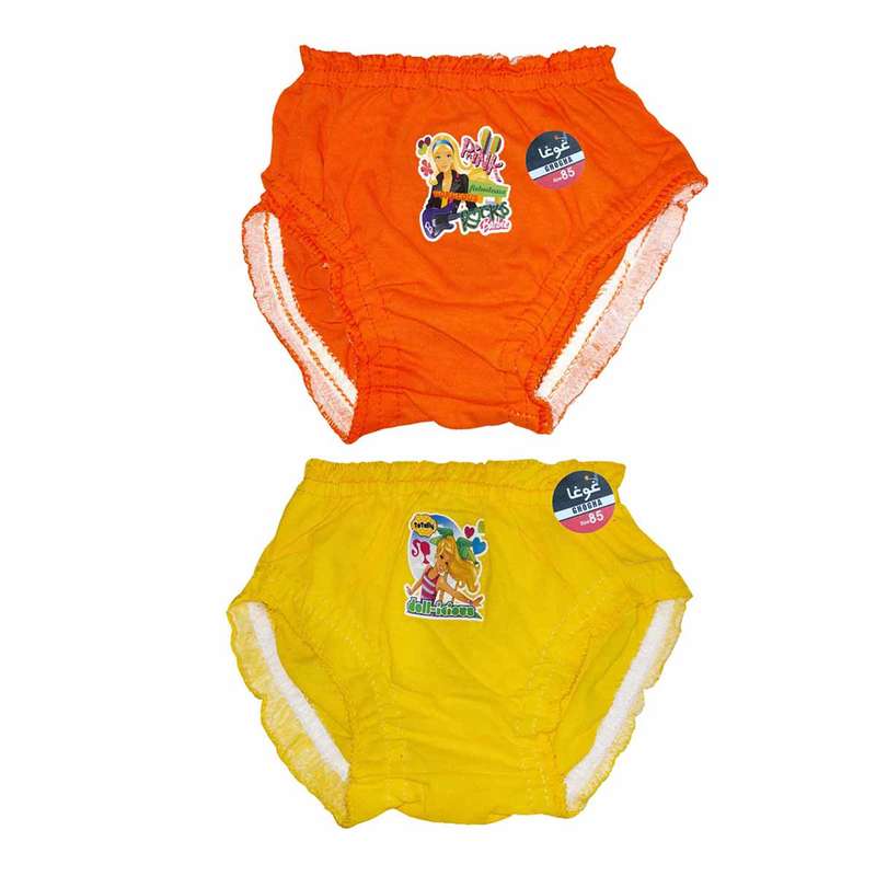 شورت دخترانه غوغا مدل نیم پا کد OOid-0183 مجموعه 2 عددی