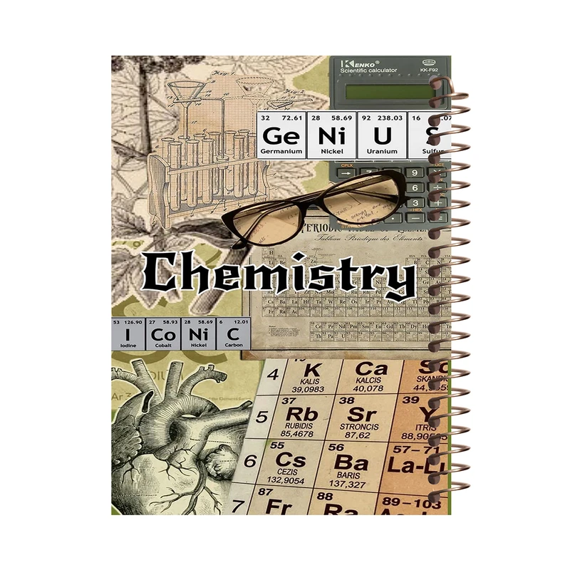 دفتر مشق 60 برگ طرح شیمی کد M480