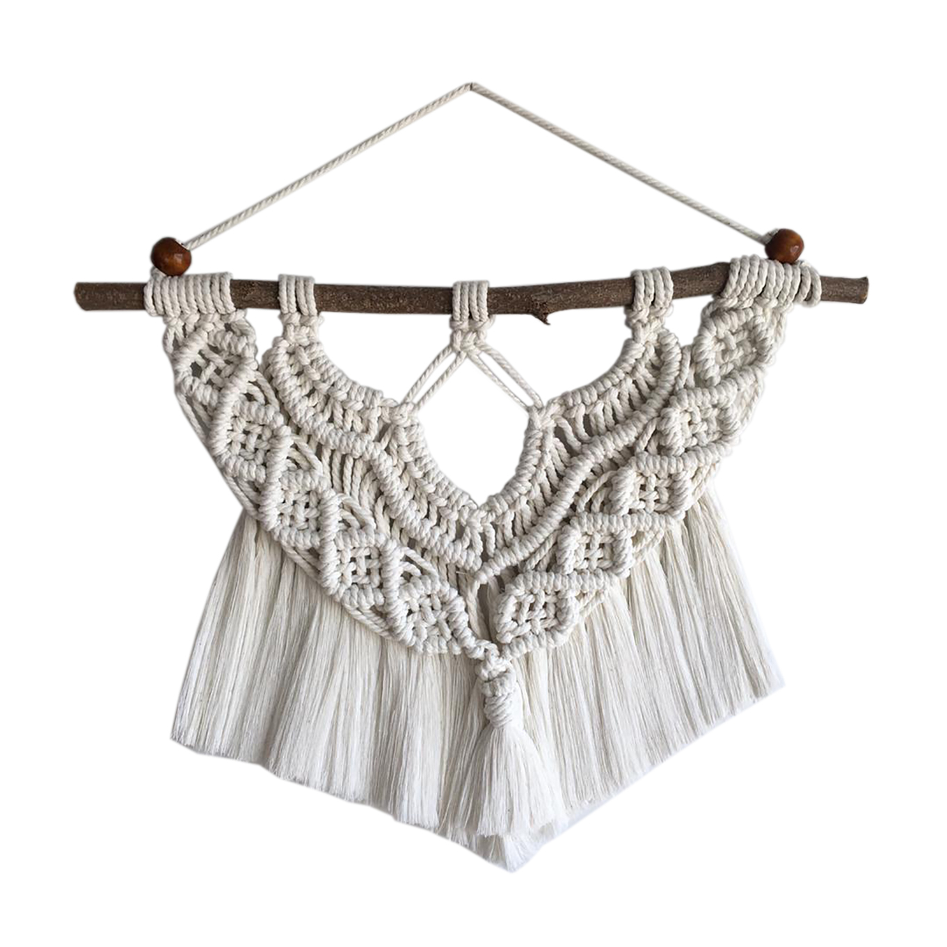 آویز تزئینی بافتنی مدل n4