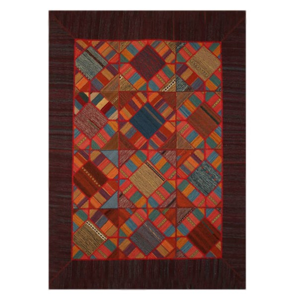 کلاژ گلیم دستباف 3متری کد p26