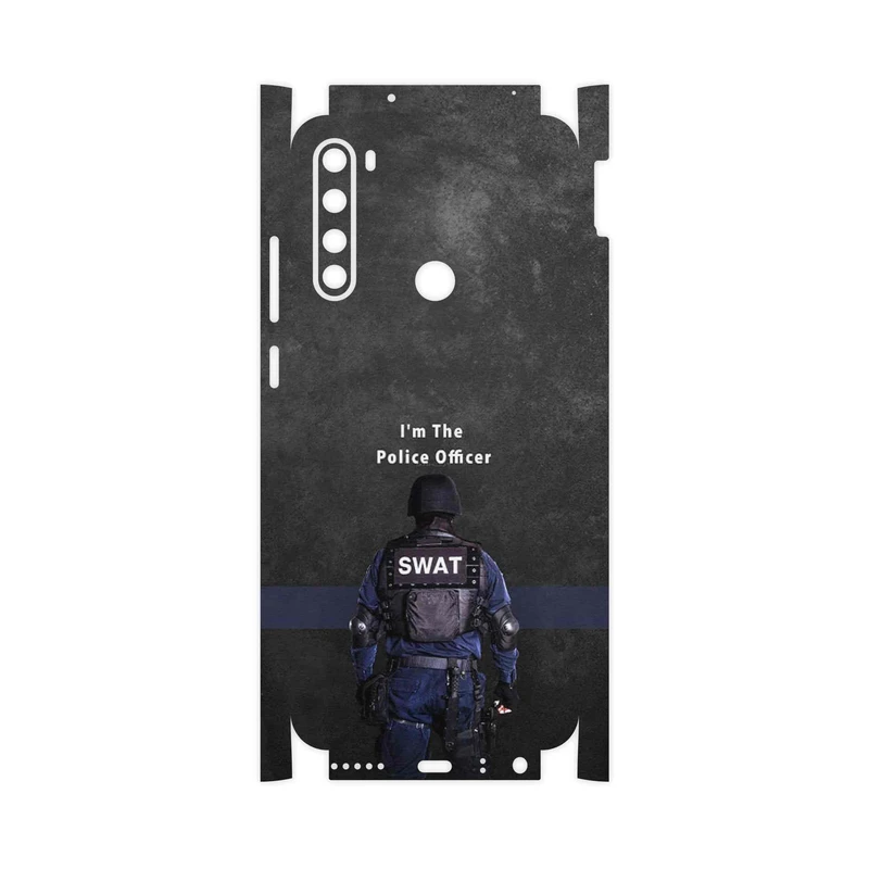 برچسب پوششی ماهوت مدل Police Officer-FullSkin مناسب برای گوشی موبایل شیائومی Redmi Note 8T