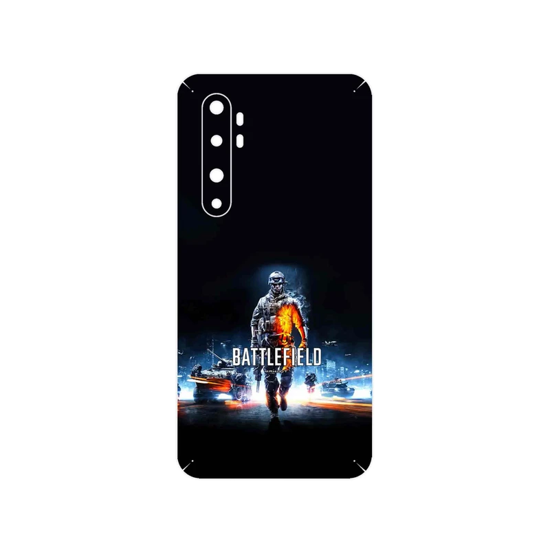 برچسب پوششی ماهوت مدل Battlefield Game Series مناسب برای گوشی موبایل شیائومی Mi Note 10 Lite