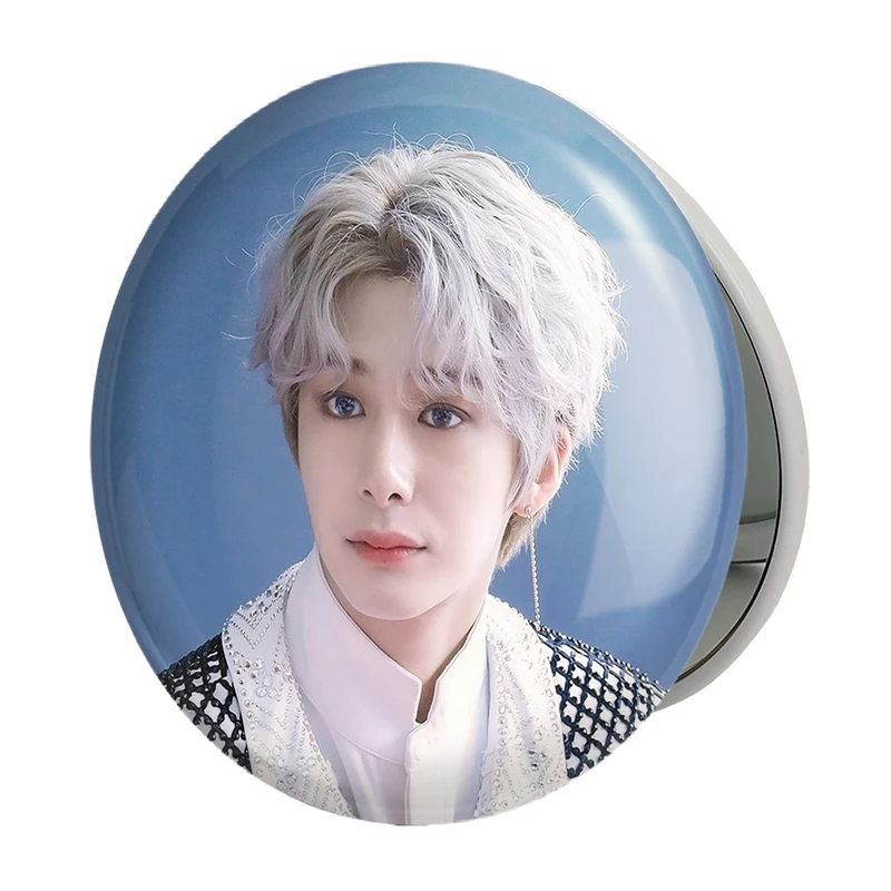 آینه جیبی خندالو طرح هیونگ وون گروه مانستا اکس MONSTA X مدل تاشو کد 21176 