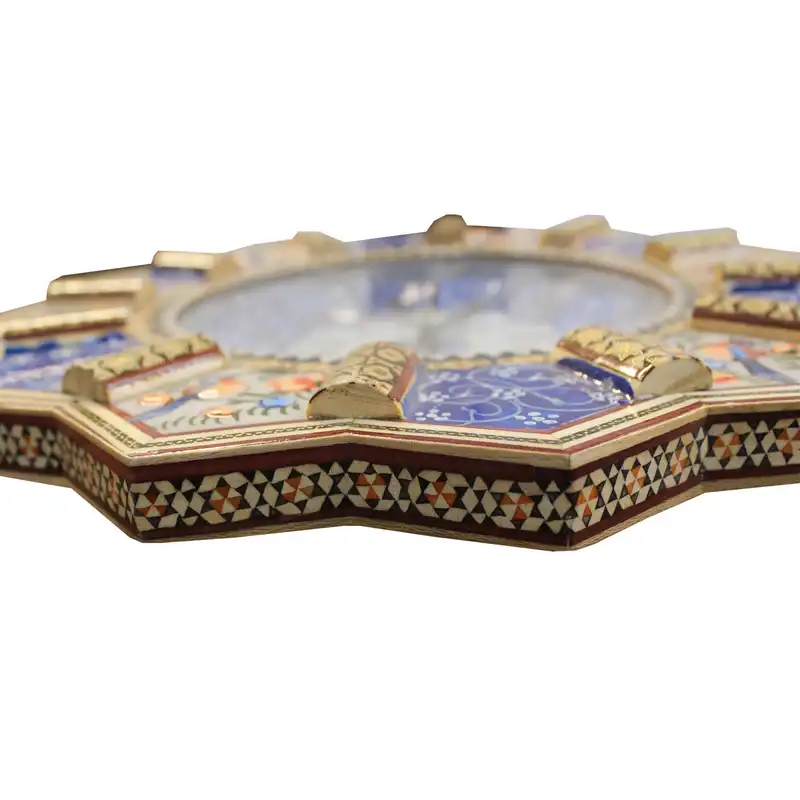 ساعت دیواری خاتم کاری مدل ویدا