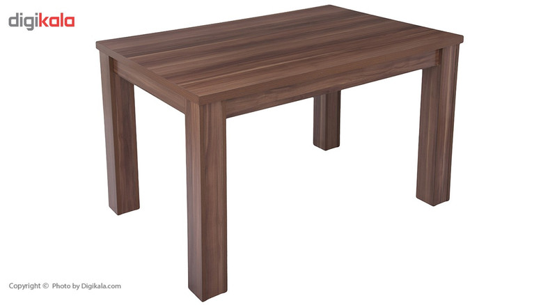 میز ناهار خوری DND مدل میگون- 120x 80 x 74 سانتی متر - قهوه ای روشن