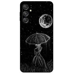 Megafone Girl and Moon 1369 Cover For Samsung Galaxy M34 5G