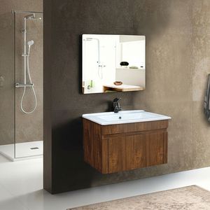 ست کابینت روشویی آزالیا مدل WB00_60 به همراه آینه