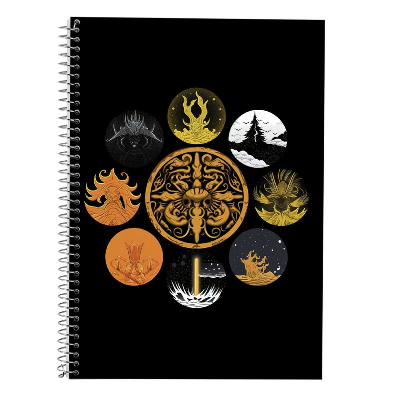 دفتر لغت 50 برگ مدوپد طرح Vindland Saga کد DF3179