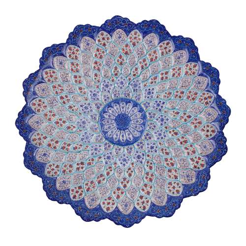 بشقاب مینا کاری کد70