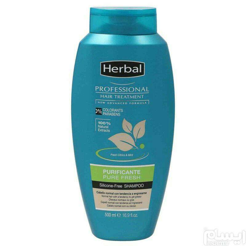 شامپو مو هربال مدل Pure Fresh حجم 500 میلی لیتر شامپو مو هربال مدل Pure Fresh حجم 500 میلی لیتر