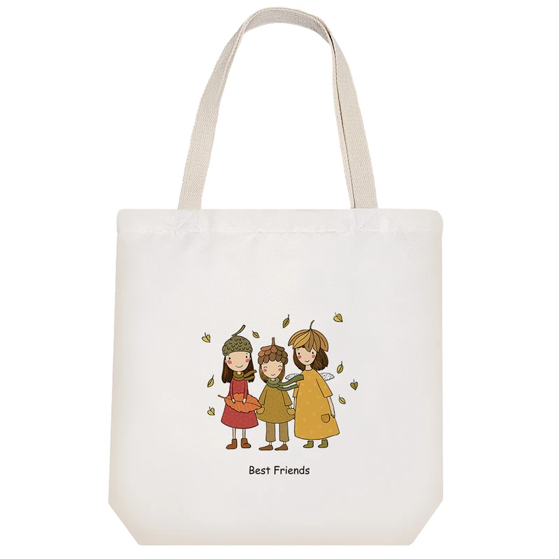 ساک خرید خندالو مدل Best friends کد H1357