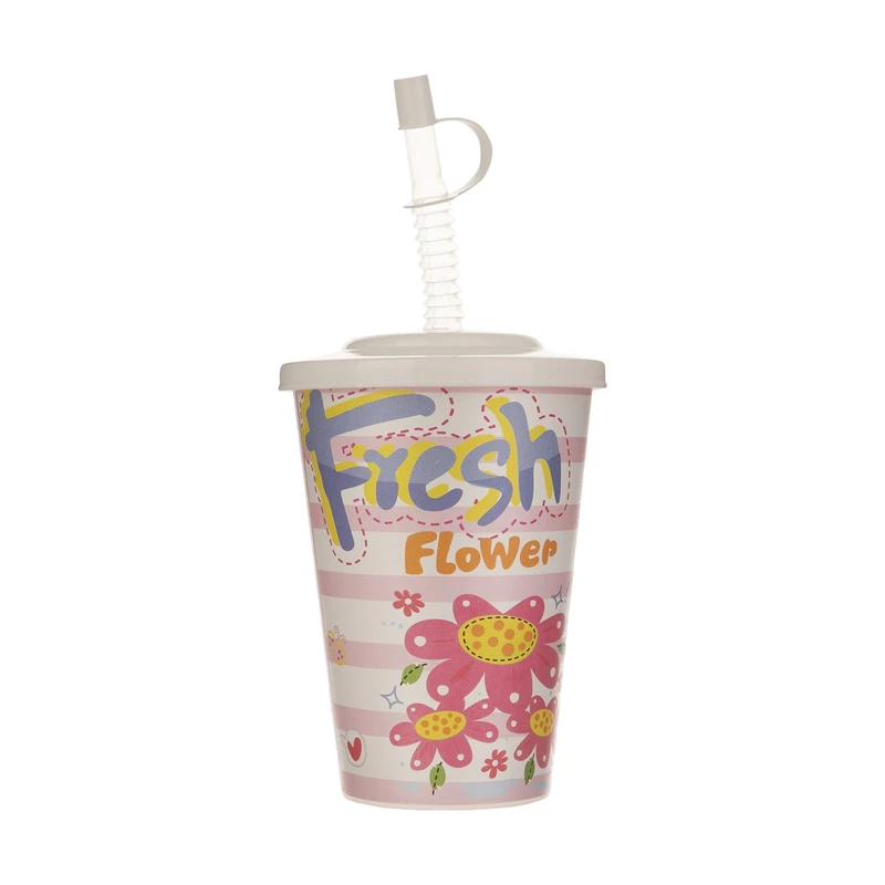ماگ سفری هوبی لایف مدل Fresh Flower گنچایش 0.5 لیتر