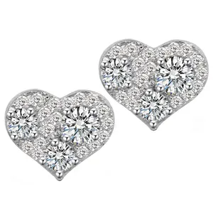 گوشواره نقره شهر جواهر مدل SJ-NE028
