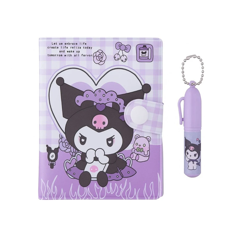 دفتر یادداشت 40 برگ طرح کرومی به همراه خودکار