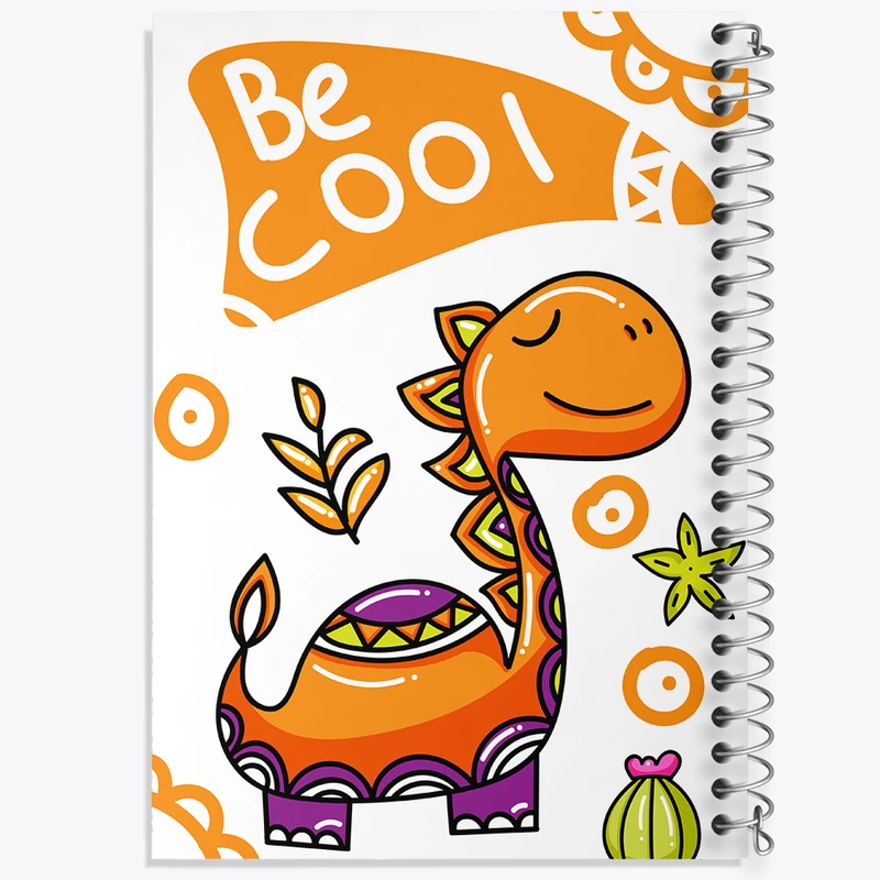 دفتر لیست خرید 50 برگ خندالو طرح دایناسور کد N380