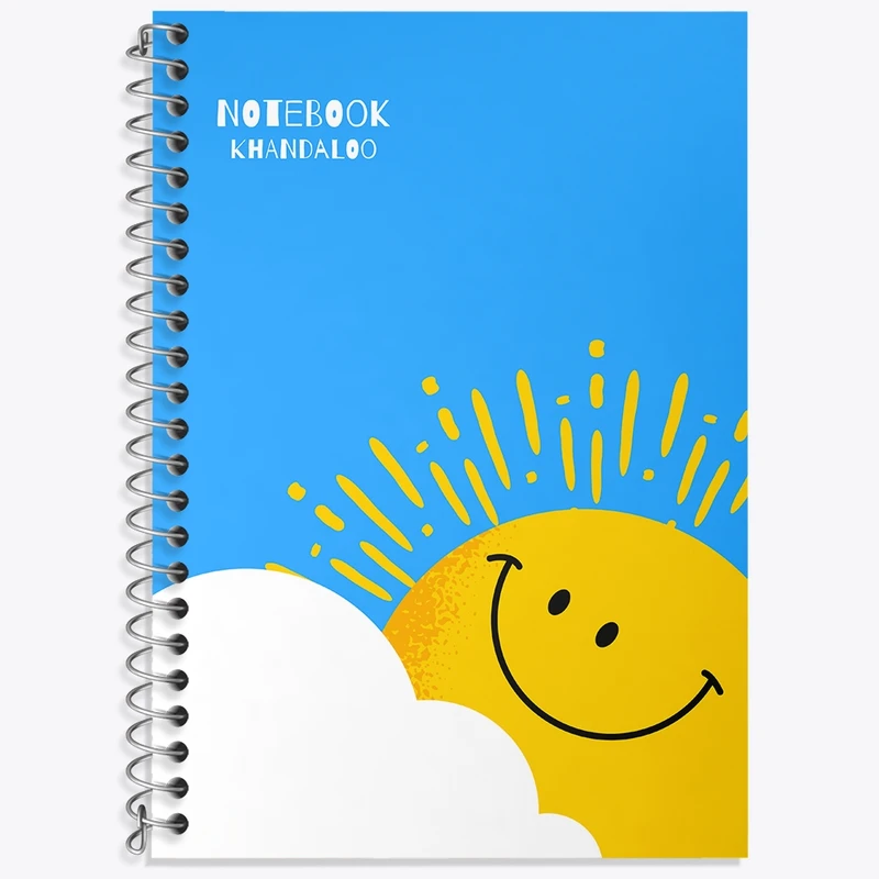 دفتر لغت 50 برگ خندالو طرح خورشید کیوت کد N1498