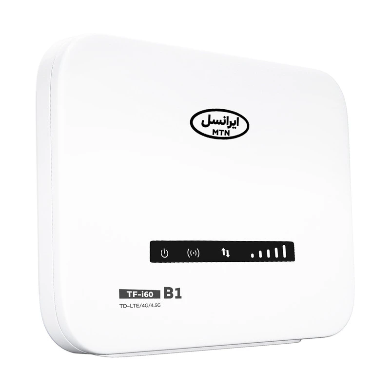 مودم 4G/TD-LTE ایرانسل مدل TF-i60 B1 به همراه 130 گیگ اینترنت و 3 عدد سیم کارت