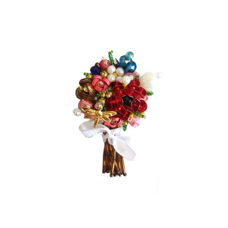 گل سینه زنانه مدل  BOUQUET-01