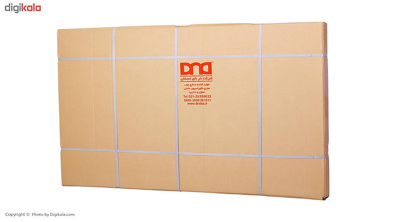 میز ناهار خوری DND مدل میگون- 120x 80 x 74 سانتی متر - قهوه ای روشن