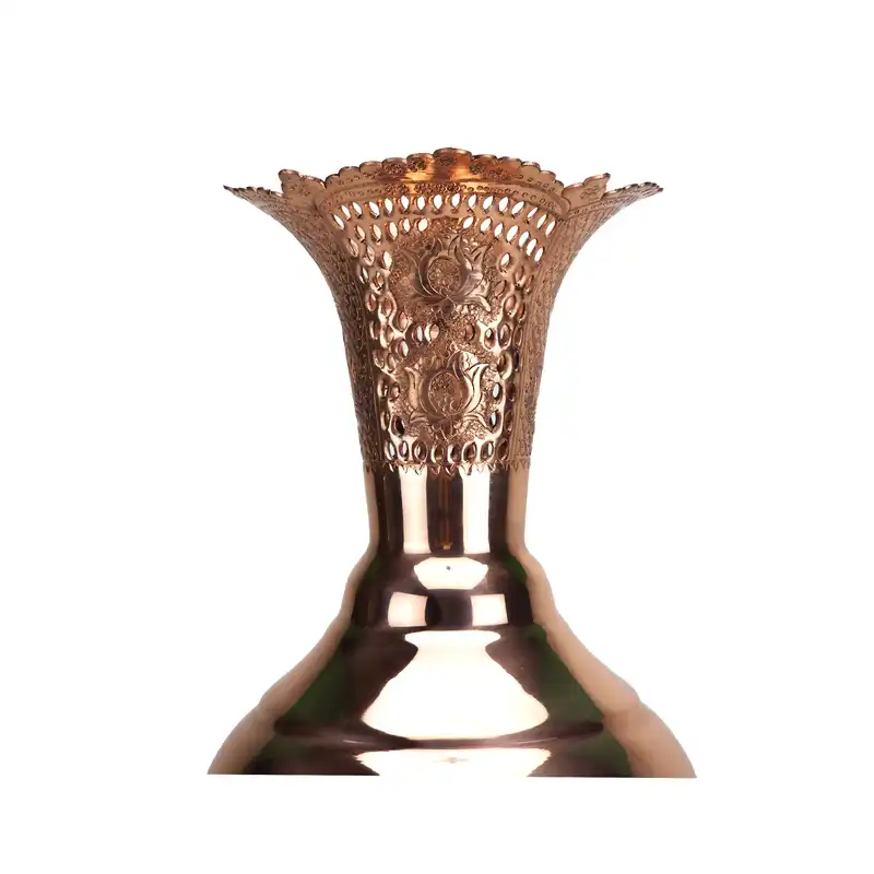 گلدان خاتم کاری مسی مدل شاهکار کد 55