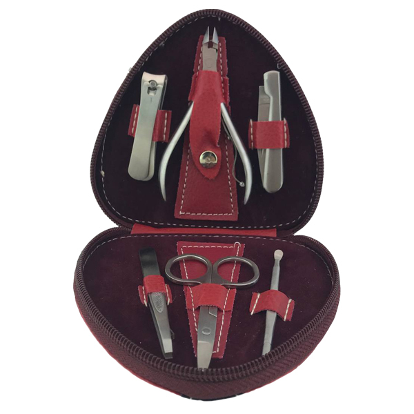 ست مانیکور و پدیکور مدل قلبی مجموعه 6 عددی