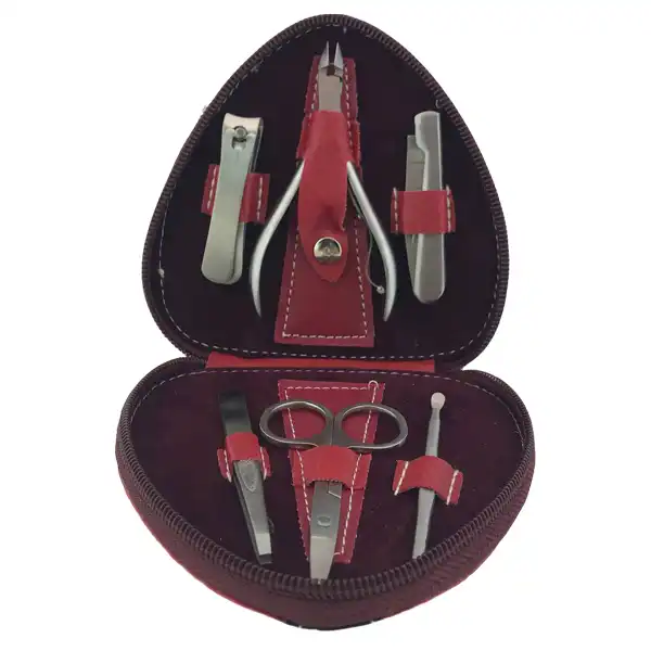 ست مانیکور و پدیکور مدل قلبی مجموعه 6 عددی