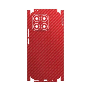 MAHOOT Red-Fiber-FullSkin Cover Sticker for Honor X8a