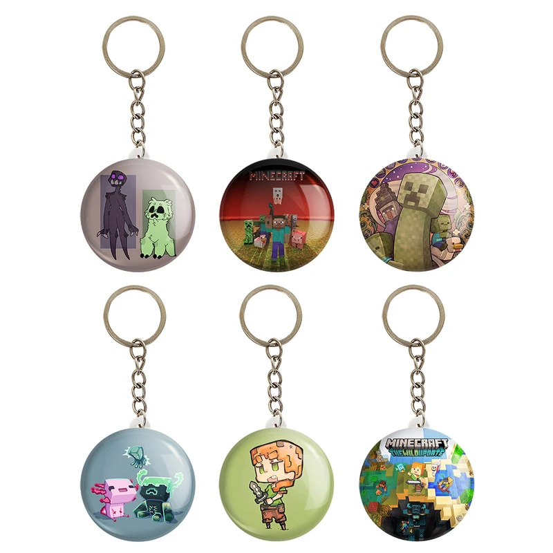 جاکلیدی خندالو مدل بازی ماینکرافت Minecraft کد 1437A مجموعه 6 عددی