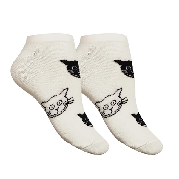 جوراب ساق کوتاه دخترانه تن پوش هنگامه مدل گربه