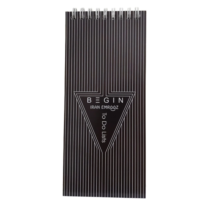 دفترچه یادداشت 80 برگ مدل To do list طرح کلاسیک کد 702