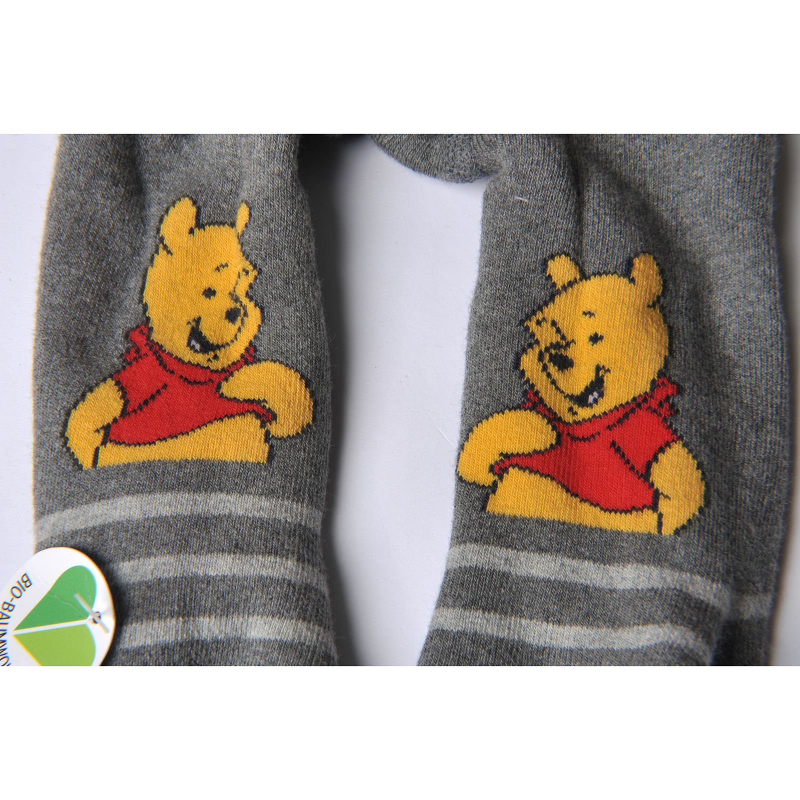 جوراب شلواری نوزادی دیزنی مدل 376617 تو پشمی پوه رنگ طوسی - - 3