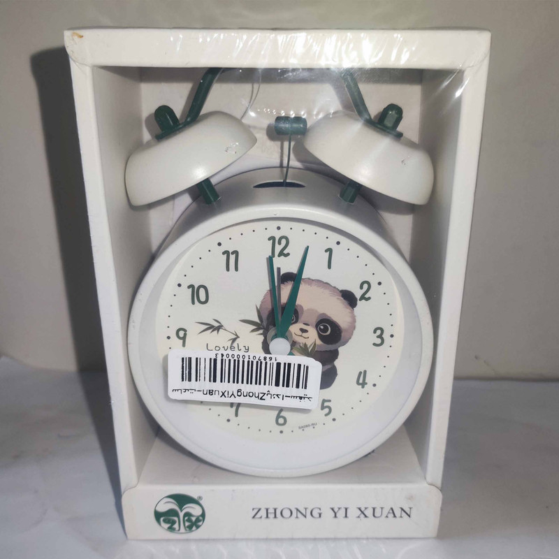 ساعت رومیزی ژونگ یی ژوان مدل زنگ دار طرح پاندا