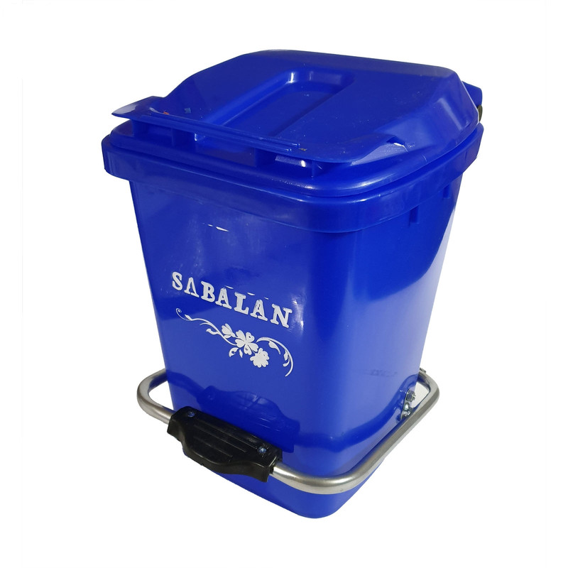 سطل زباله سبلان مدل پدالی کد 12Liter