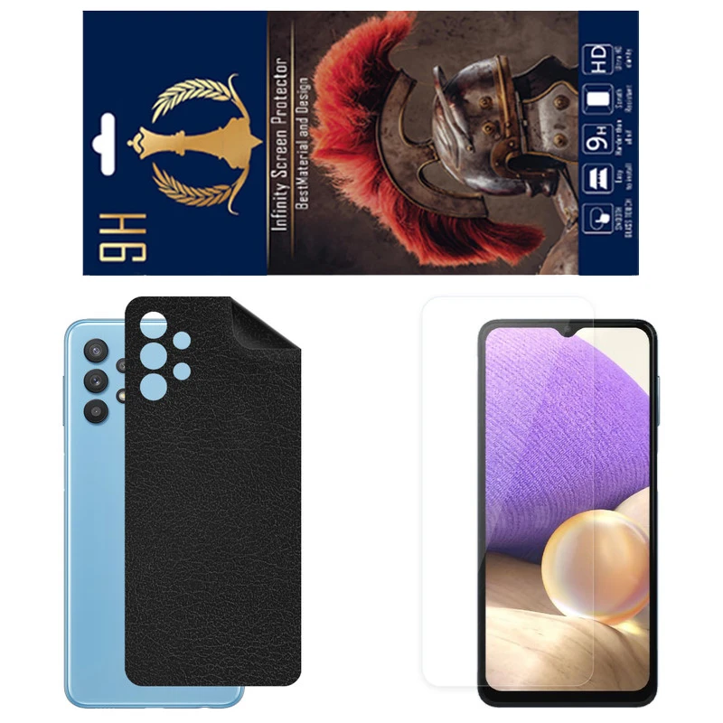 برچسب پوششی اینفینیتی مدل CH مناسب برای گوشی موبایل سامسونگ Galaxy A32 5G به همراه محافظ صفحه نمایش