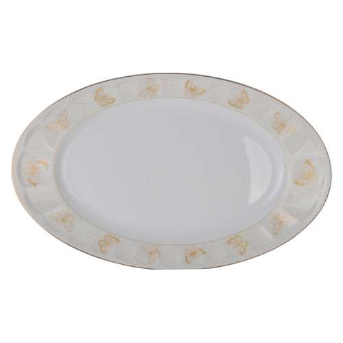 دیس چینی زرین ایران مدل هوراند طلایی قالب نئوکلاسیک درجه یک