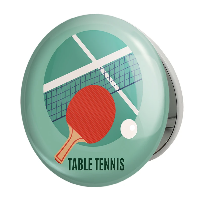آینه جیبی خندالو طرح پینگ پنگ Ping Pong مدل تاشو کد 27998 