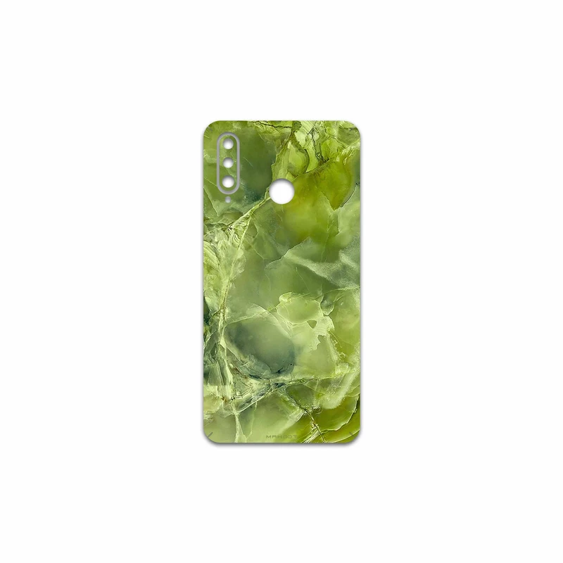برچسب پوششی ماهوت مدل Green Crystal Marble مناسب برای گوشی موبایل هوآوی P30 Lite