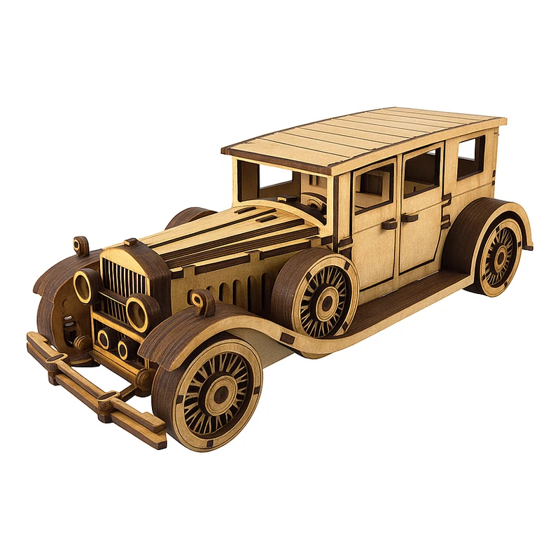 ساختنی 200 تکه مدل ماکت چوبی ماشین کلاسیک کد M208